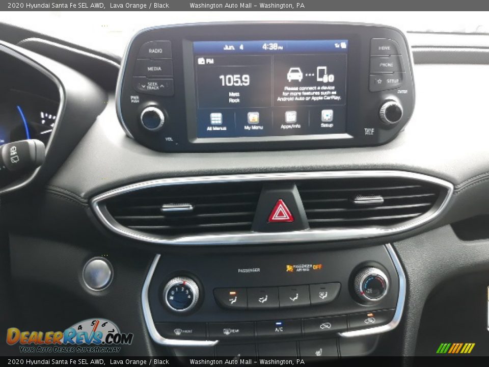 2020 Hyundai Santa Fe SEL AWD Lava Orange / Black Photo #15