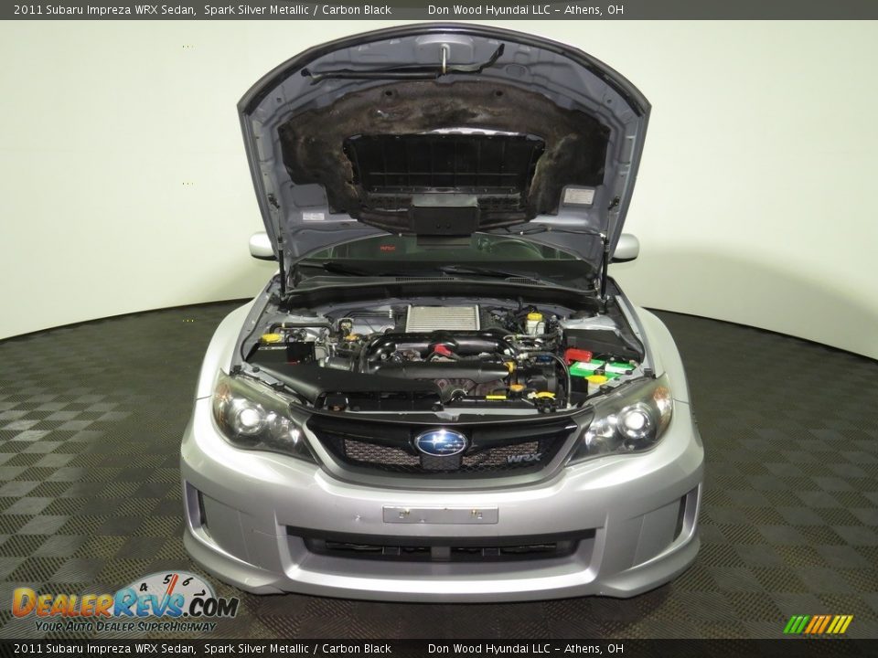2011 Subaru Impreza WRX Sedan Spark Silver Metallic / Carbon Black Photo #5