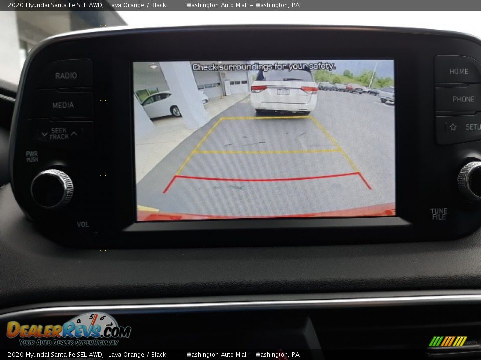 2020 Hyundai Santa Fe SEL AWD Lava Orange / Black Photo #17