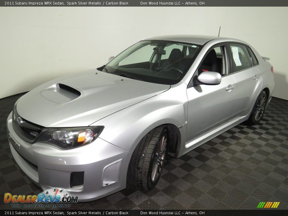 2011 Subaru Impreza WRX Sedan Spark Silver Metallic / Carbon Black Photo #7