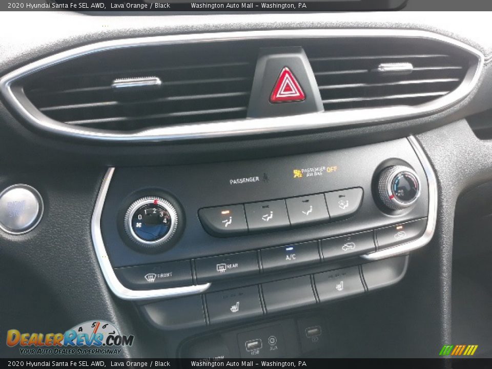 2020 Hyundai Santa Fe SEL AWD Lava Orange / Black Photo #18