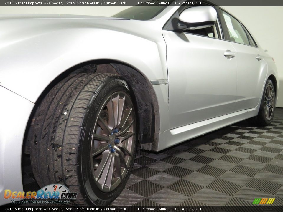 2011 Subaru Impreza WRX Sedan Spark Silver Metallic / Carbon Black Photo #8