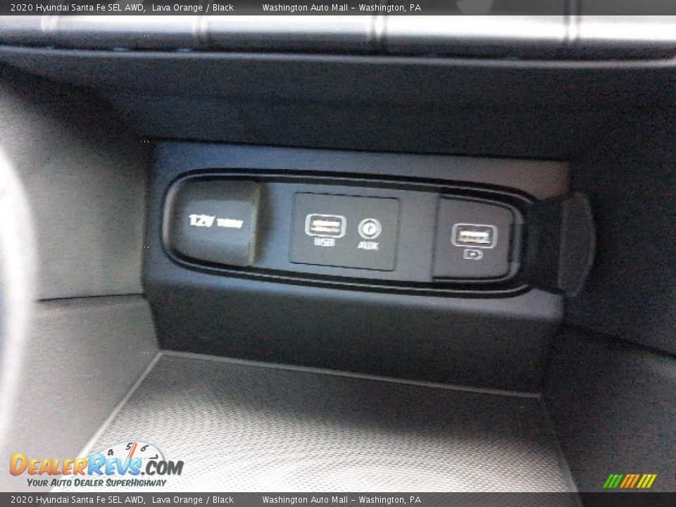 2020 Hyundai Santa Fe SEL AWD Lava Orange / Black Photo #20