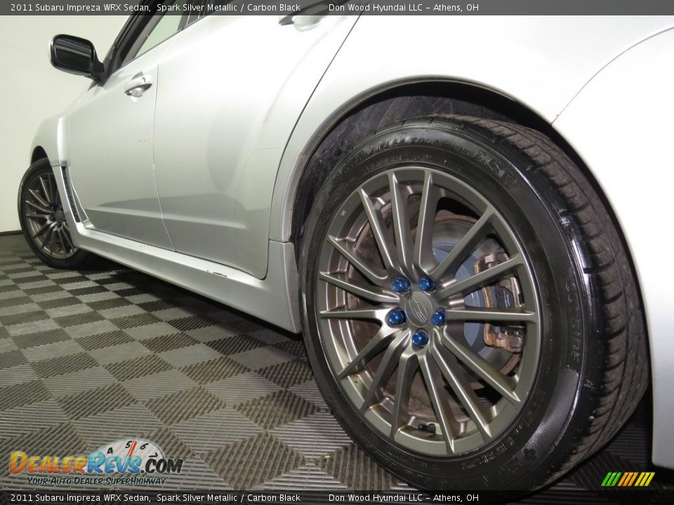 2011 Subaru Impreza WRX Sedan Spark Silver Metallic / Carbon Black Photo #10