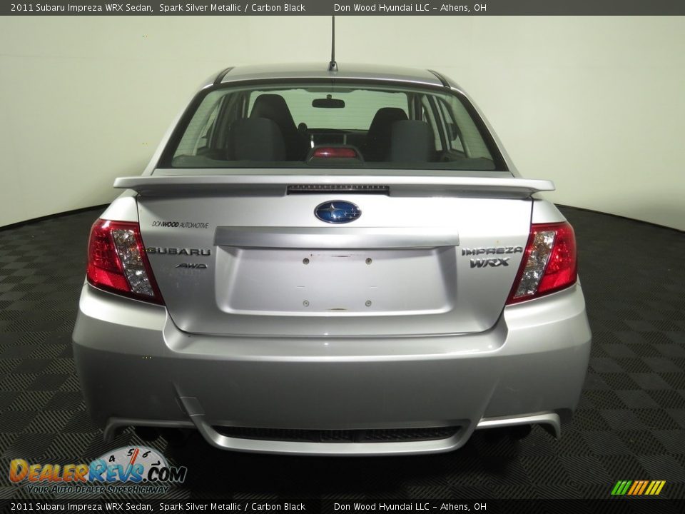 2011 Subaru Impreza WRX Sedan Spark Silver Metallic / Carbon Black Photo #11