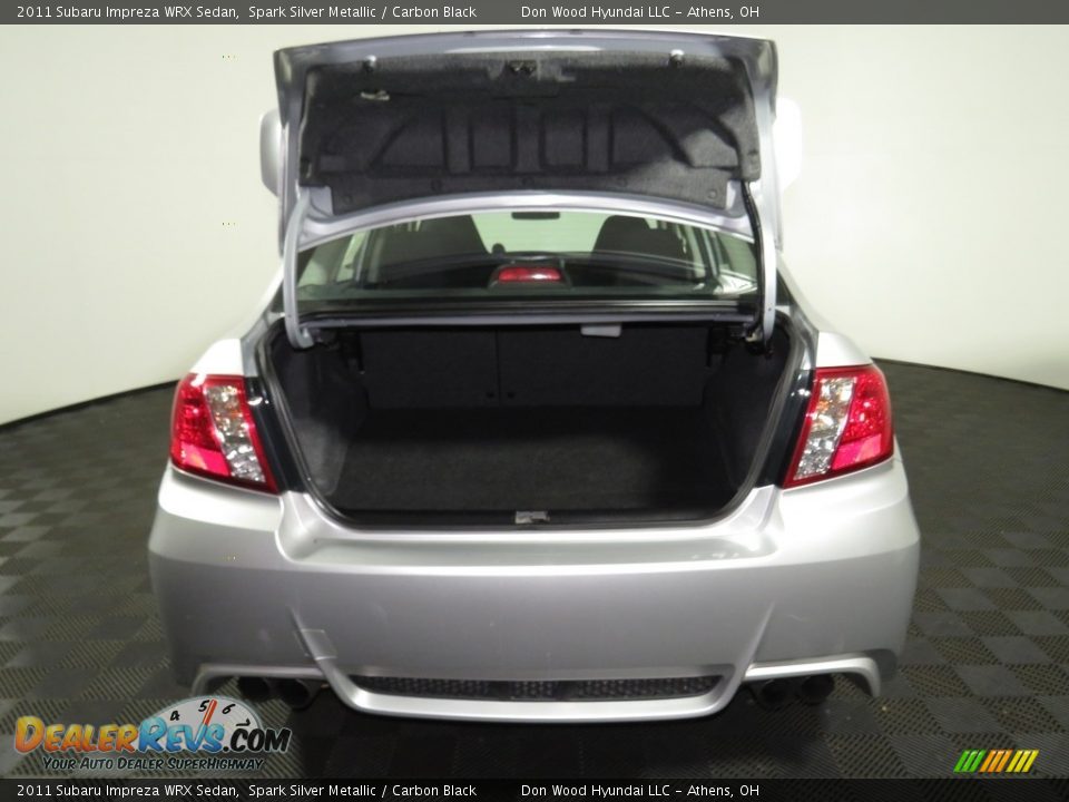 2011 Subaru Impreza WRX Sedan Spark Silver Metallic / Carbon Black Photo #12