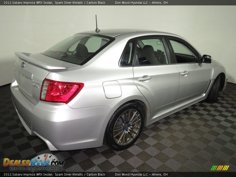 2011 Subaru Impreza WRX Sedan Spark Silver Metallic / Carbon Black Photo #14