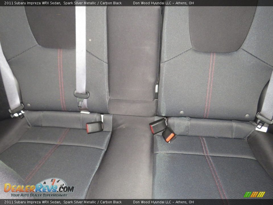 2011 Subaru Impreza WRX Sedan Spark Silver Metallic / Carbon Black Photo #19