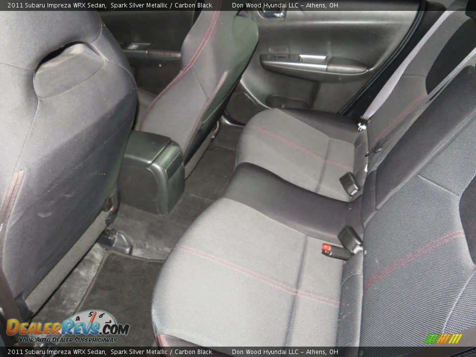 2011 Subaru Impreza WRX Sedan Spark Silver Metallic / Carbon Black Photo #21
