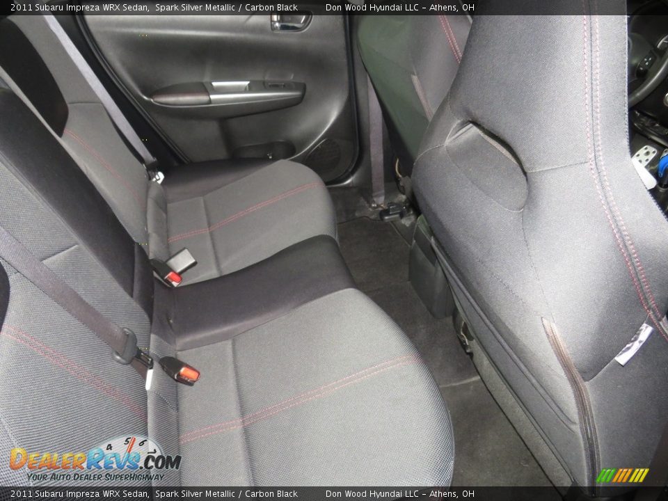 2011 Subaru Impreza WRX Sedan Spark Silver Metallic / Carbon Black Photo #23