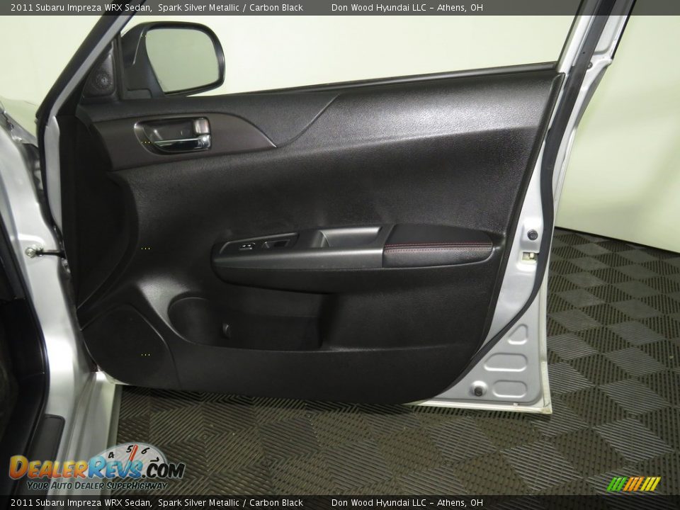 2011 Subaru Impreza WRX Sedan Spark Silver Metallic / Carbon Black Photo #24