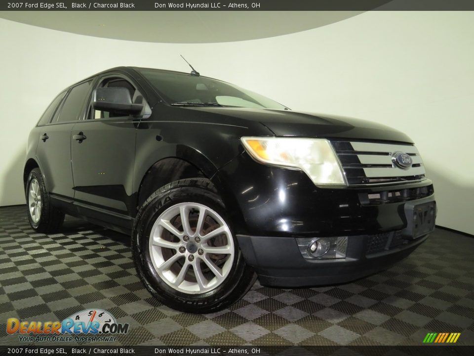 2007 Ford Edge SEL Black / Charcoal Black Photo #1