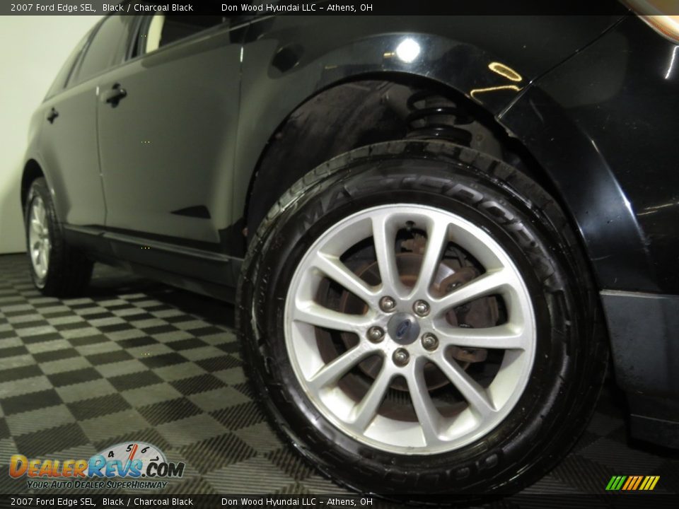 2007 Ford Edge SEL Black / Charcoal Black Photo #3