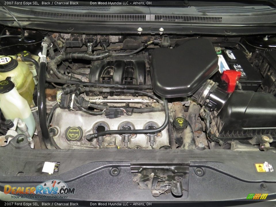 2007 Ford Edge SEL Black / Charcoal Black Photo #6