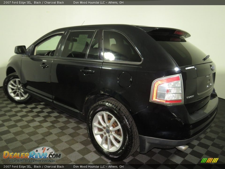 2007 Ford Edge SEL Black / Charcoal Black Photo #9