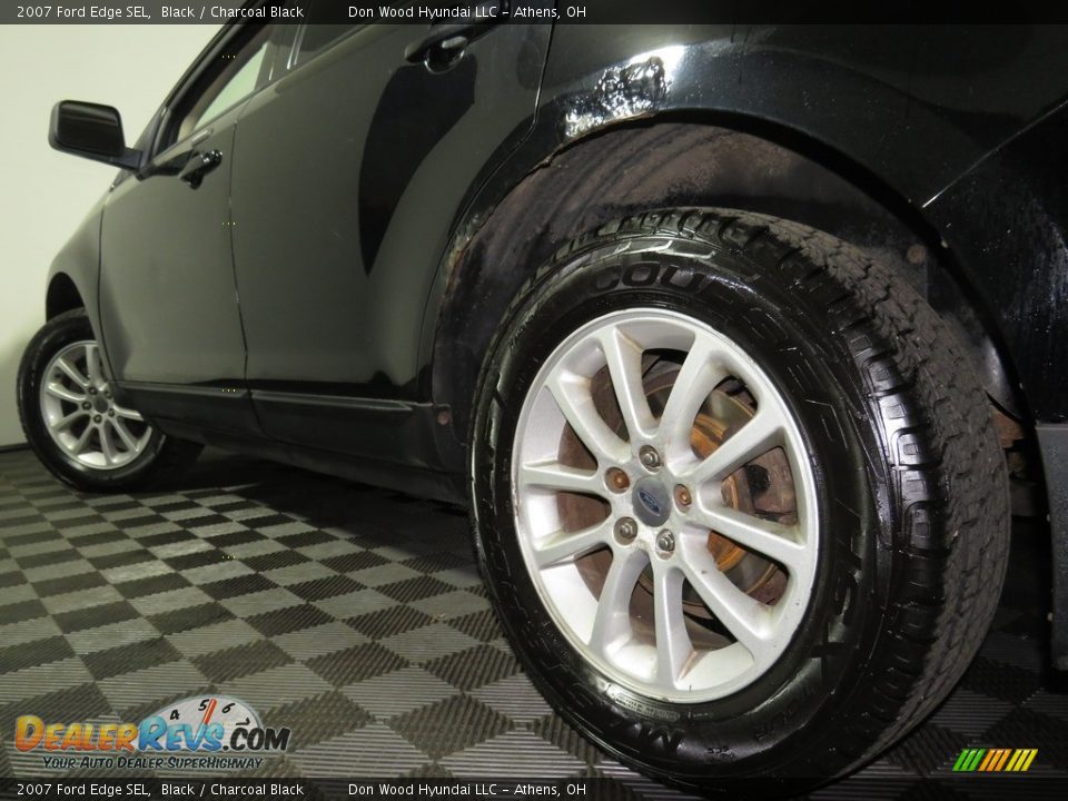 2007 Ford Edge SEL Black / Charcoal Black Photo #10