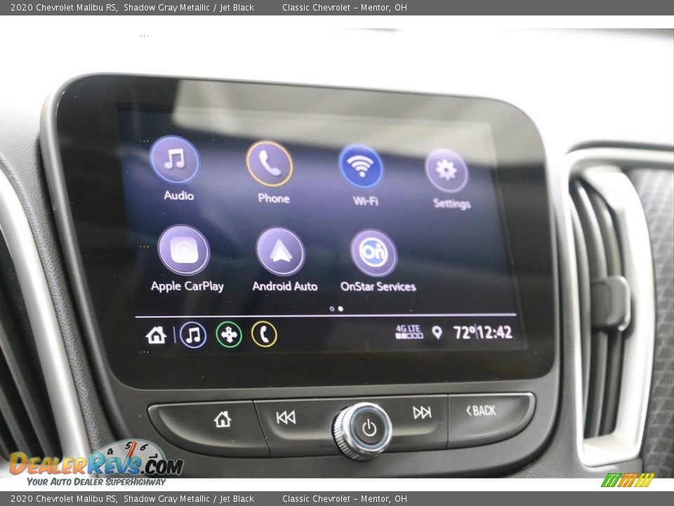 2020 Chevrolet Malibu RS Shadow Gray Metallic / Jet Black Photo #11