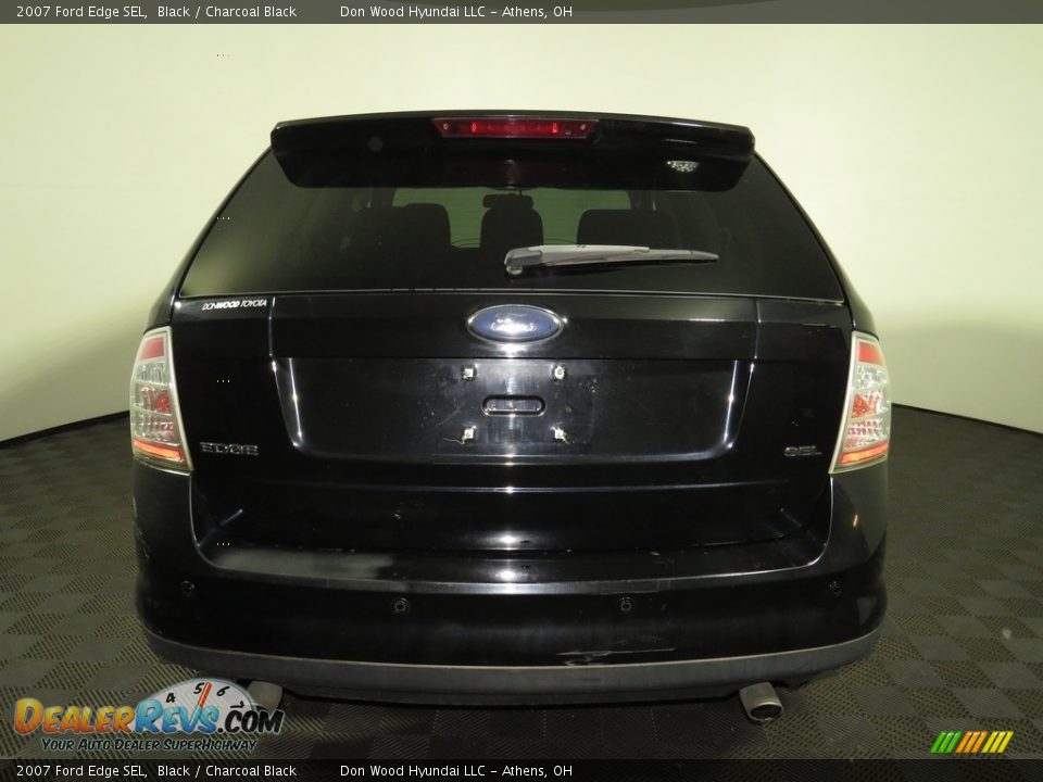 2007 Ford Edge SEL Black / Charcoal Black Photo #11