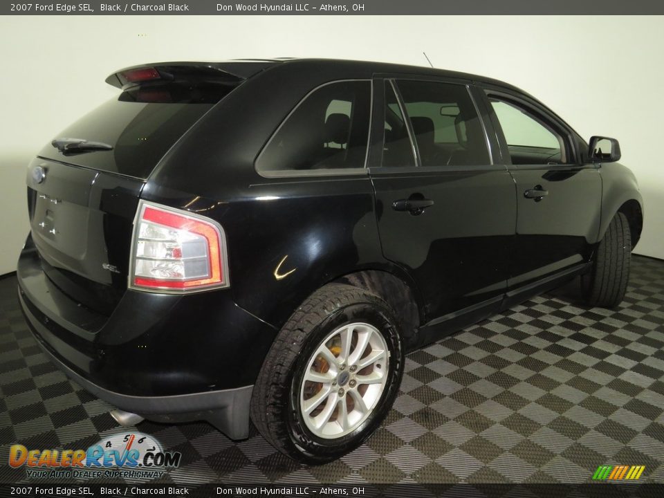 2007 Ford Edge SEL Black / Charcoal Black Photo #15