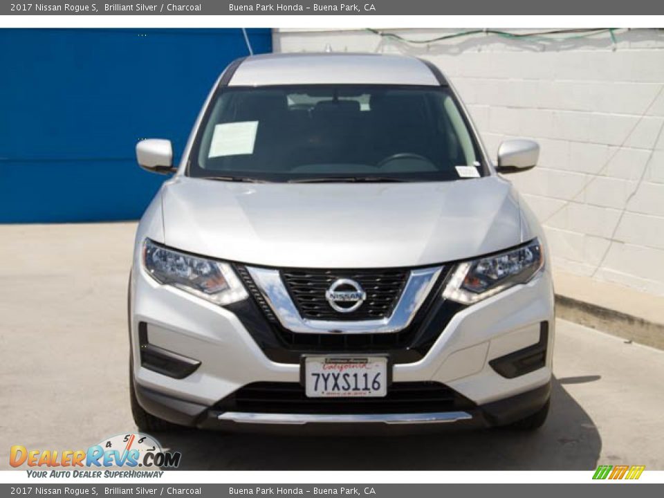 2017 Nissan Rogue S Brilliant Silver / Charcoal Photo #7