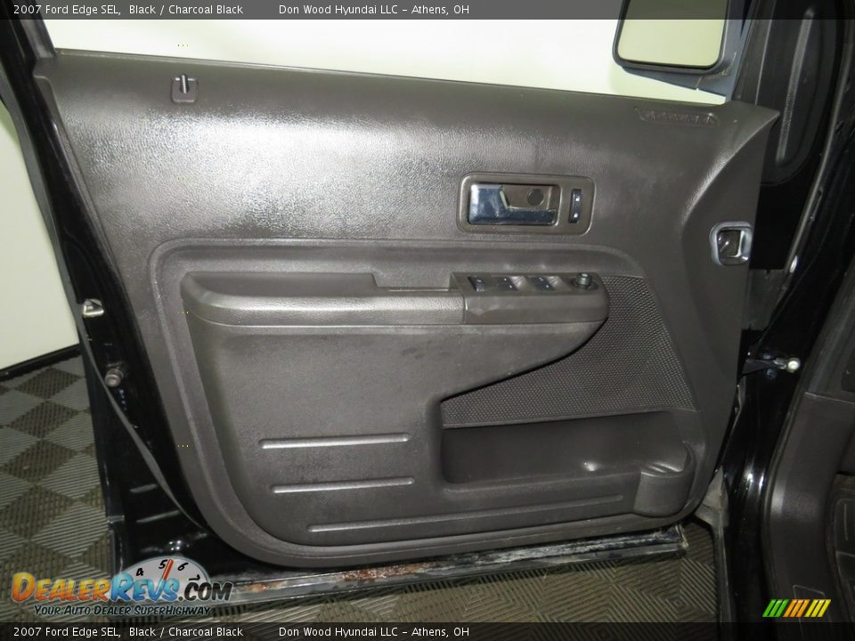 2007 Ford Edge SEL Black / Charcoal Black Photo #17