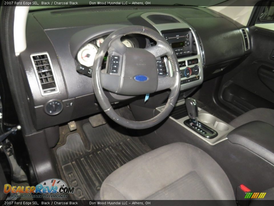 2007 Ford Edge SEL Black / Charcoal Black Photo #19