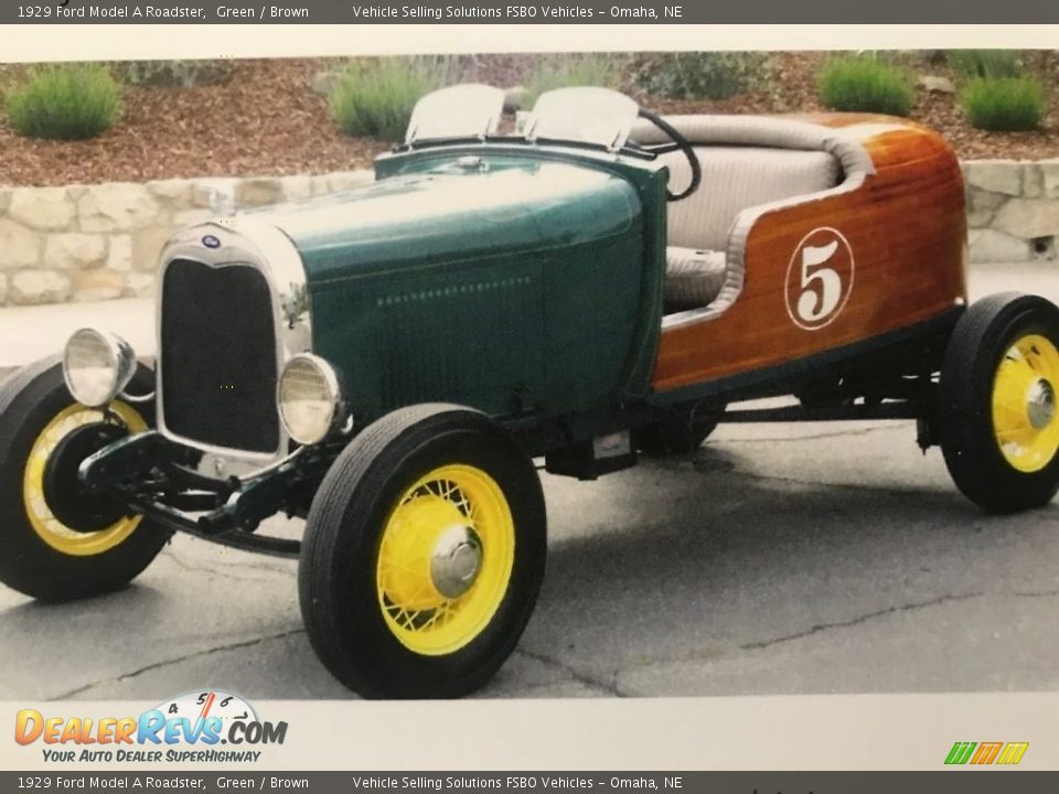 Front 3/4 View of 1929 Ford Model A Roadster Photo #1