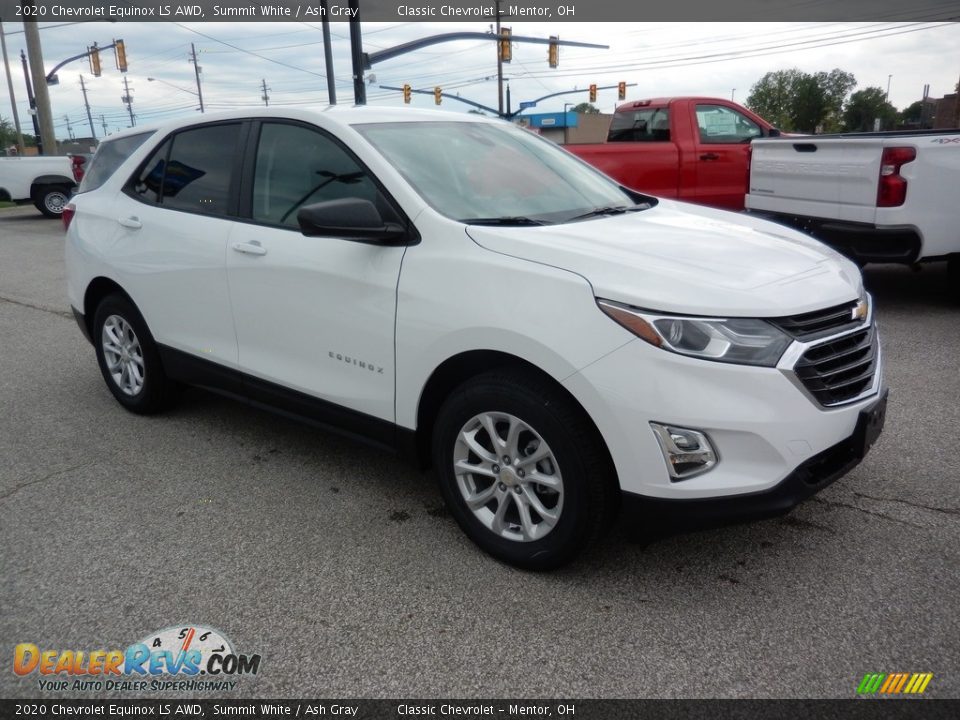 2020 Chevrolet Equinox LS AWD Summit White / Ash Gray Photo #3