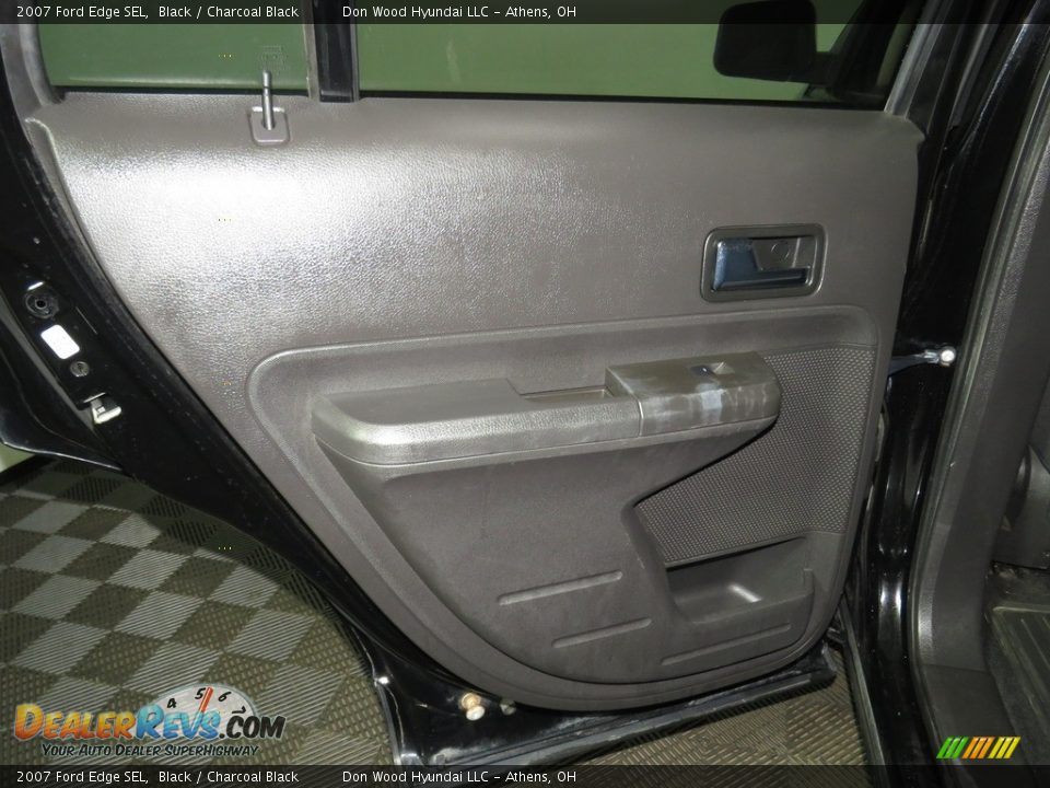 2007 Ford Edge SEL Black / Charcoal Black Photo #21