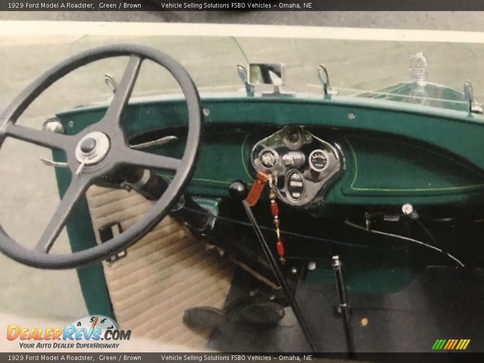 Controls of 1929 Ford Model A Roadster Photo #3