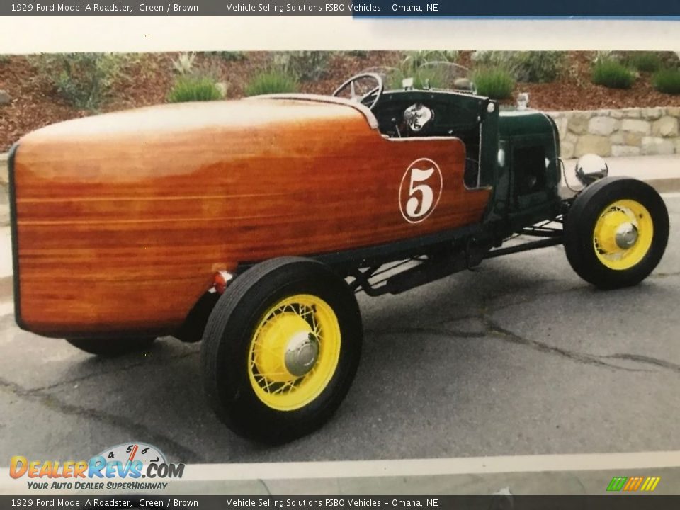 Green 1929 Ford Model A Roadster Photo #4