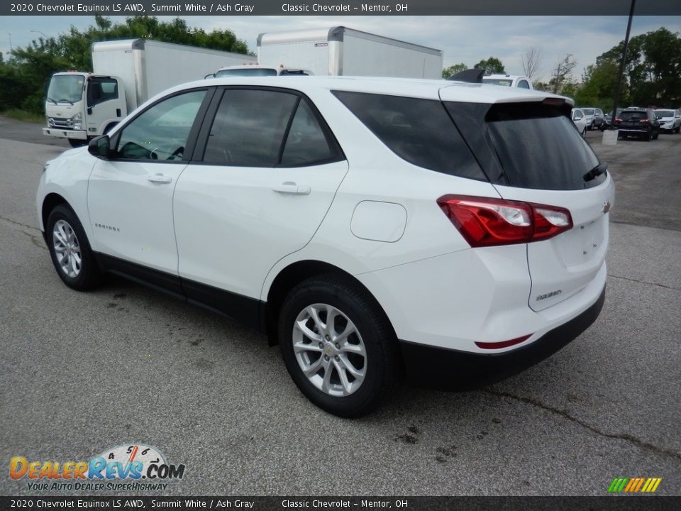 2020 Chevrolet Equinox LS AWD Summit White / Ash Gray Photo #5