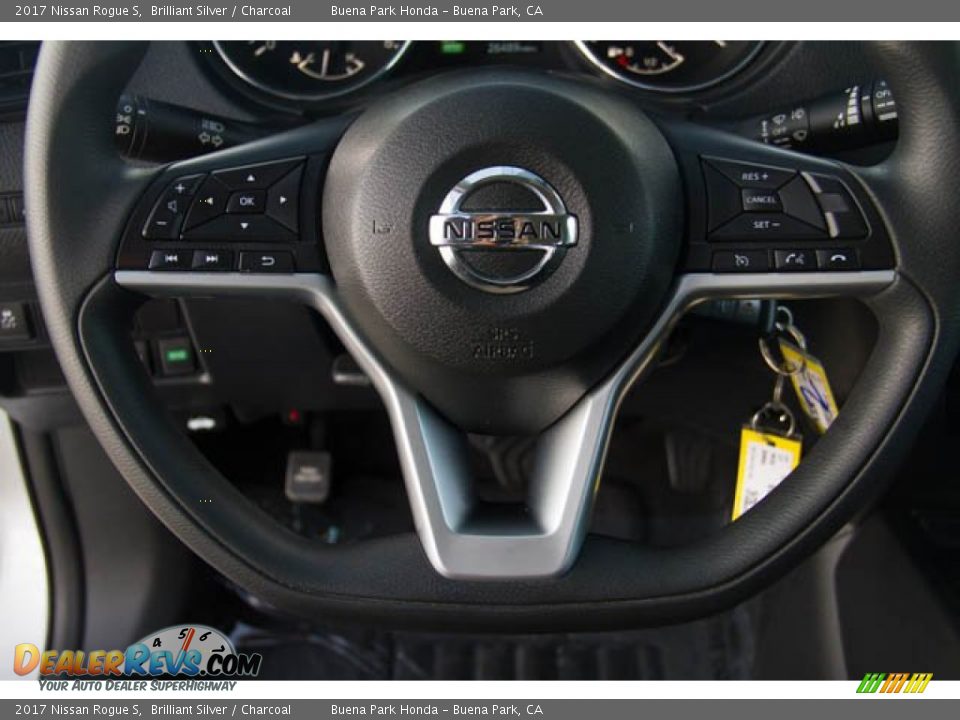 2017 Nissan Rogue S Steering Wheel Photo #13
