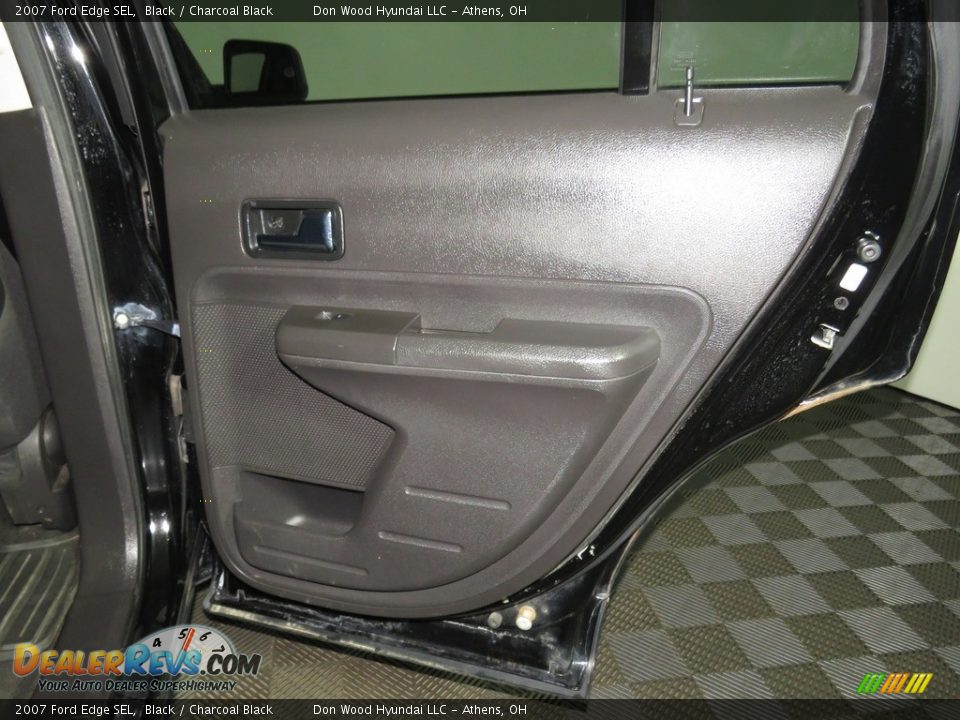 2007 Ford Edge SEL Black / Charcoal Black Photo #23