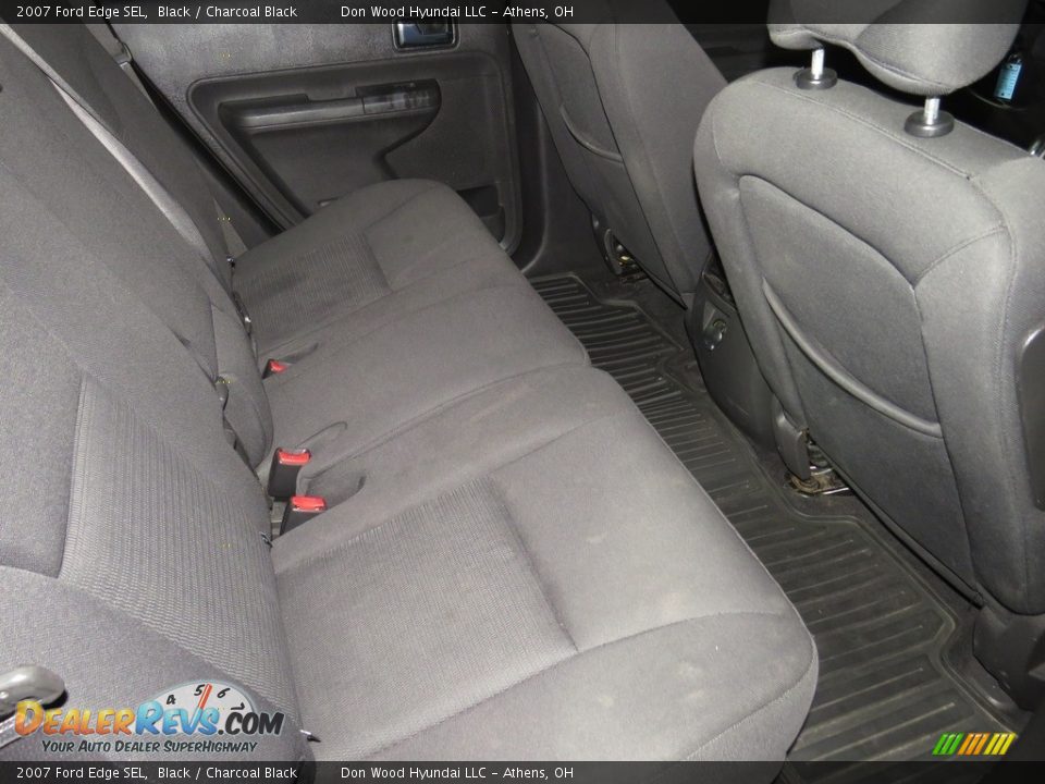 2007 Ford Edge SEL Black / Charcoal Black Photo #24