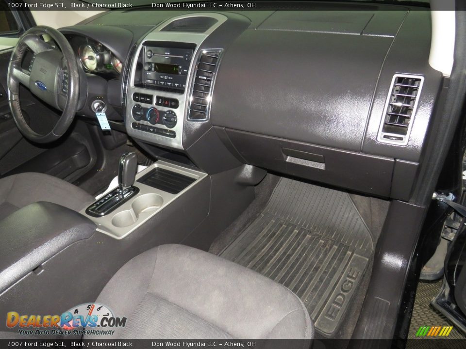 2007 Ford Edge SEL Black / Charcoal Black Photo #27