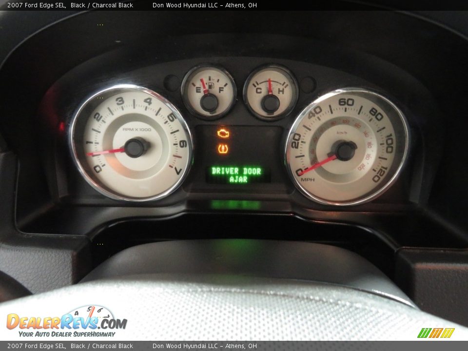 2007 Ford Edge SEL Black / Charcoal Black Photo #28
