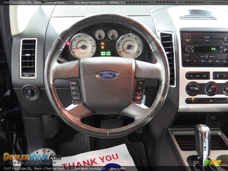 2007 Ford Edge SEL Black / Charcoal Black Photo #30