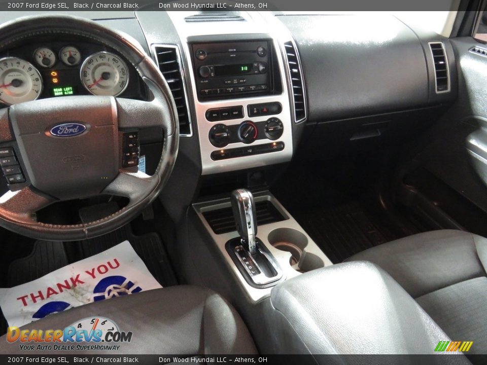 2007 Ford Edge SEL Black / Charcoal Black Photo #31