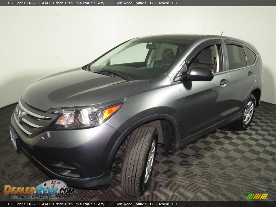 2014 Honda CR-V LX AWD Urban Titanium Metallic / Gray Photo #7