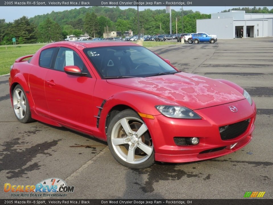 2005 Mazda RX-8 Sport Velocity Red Mica / Black Photo #4