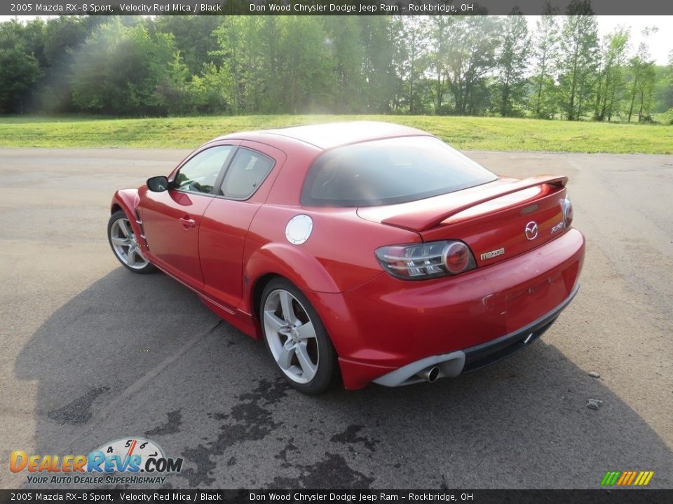 2005 Mazda RX-8 Sport Velocity Red Mica / Black Photo #10