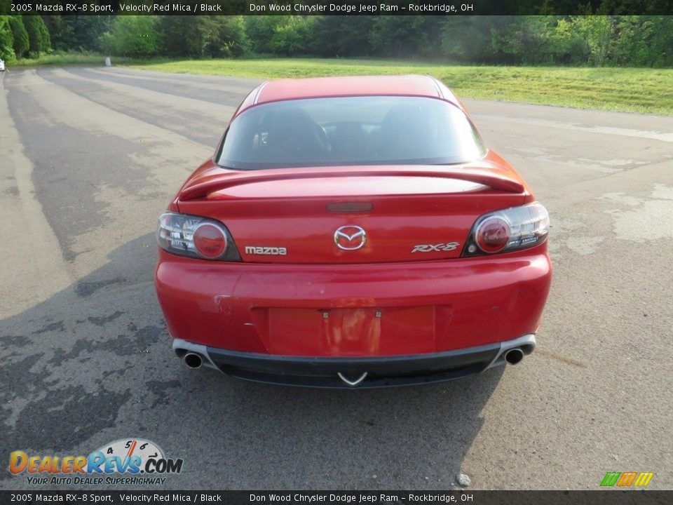 2005 Mazda RX-8 Sport Velocity Red Mica / Black Photo #11