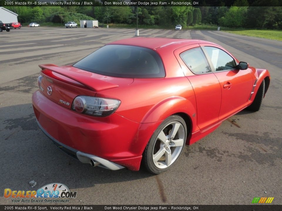 2005 Mazda RX-8 Sport Velocity Red Mica / Black Photo #12