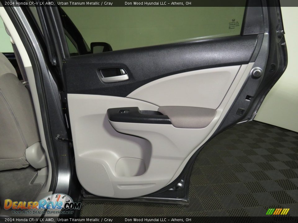 2014 Honda CR-V LX AWD Urban Titanium Metallic / Gray Photo #23