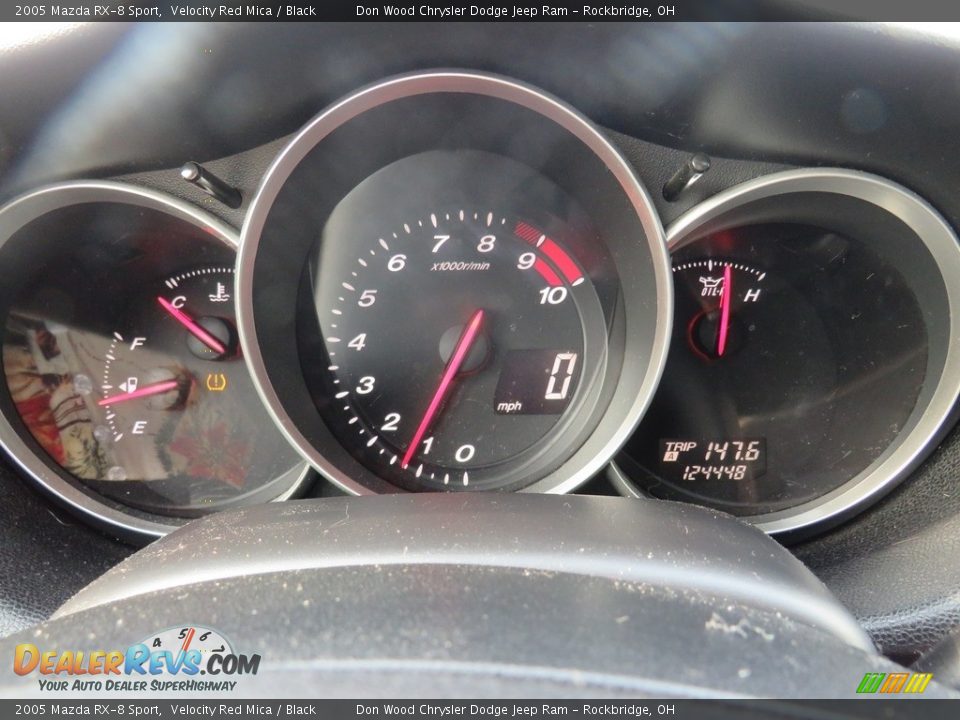 2005 Mazda RX-8 Sport Velocity Red Mica / Black Photo #19