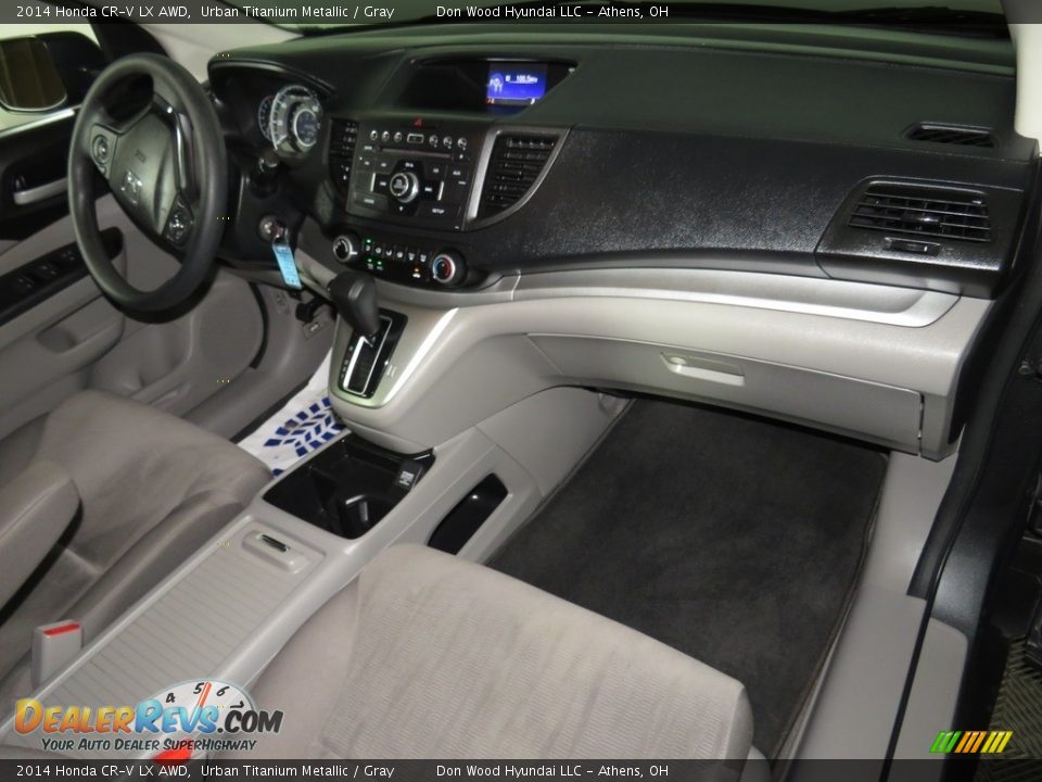 2014 Honda CR-V LX AWD Urban Titanium Metallic / Gray Photo #27