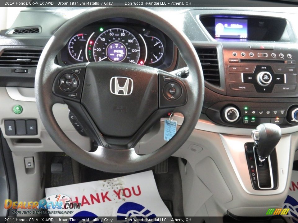 2014 Honda CR-V LX AWD Urban Titanium Metallic / Gray Photo #30