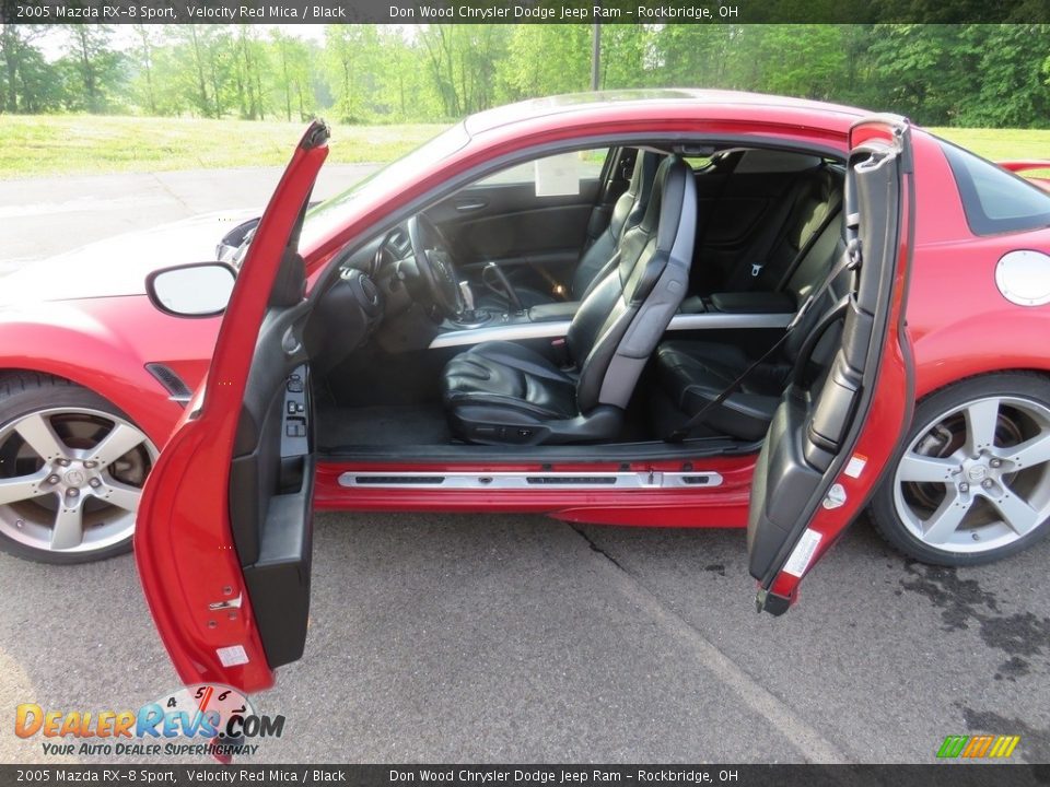 2005 Mazda RX-8 Sport Velocity Red Mica / Black Photo #28