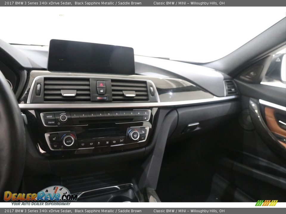 2017 BMW 3 Series 340i xDrive Sedan Black Sapphire Metallic / Saddle Brown Photo #10